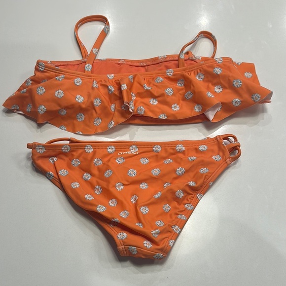 Orange Floral Bikini Set - Picture 2 of 5